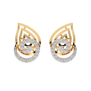 Serenity Round Diamond Stud Earrings